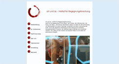 Desktop Screenshot of begegnungsforschung.net