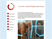 Tablet Screenshot of begegnungsforschung.net